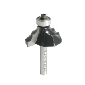 Broca para router de acero moldadura clásica con balero 1-3/8" zanco de 1/4" Urrea - Ferrechingón