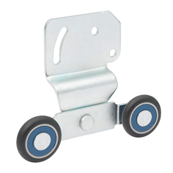 Juego de carretilla doble riel para clóset, galvanizada Lock - Ferrechingón