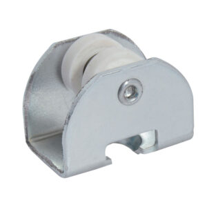Juego de carretillas riel TT 2 baleros para clóset, galvanizada Lock - Ferrechingón