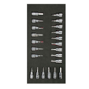 Juego de dados cuadro de 3/8" varias puntas, 22 piezas Urrea - Ferrechingón