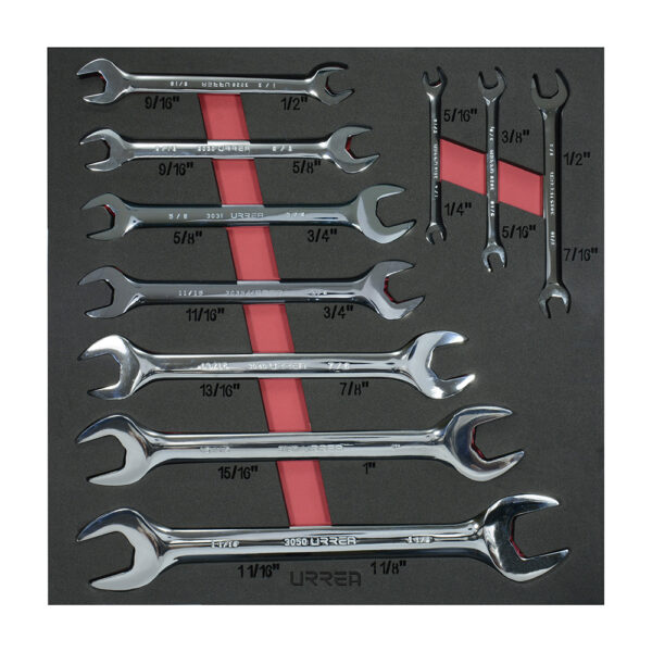 Juego de llaves españolas en pulgadas, 10 piezas Urrea - Ferrechingón