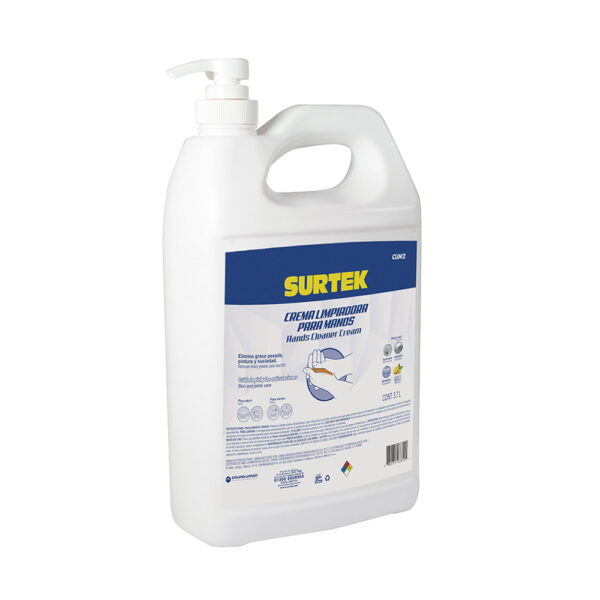 Crema desengrasante limpiadora de manos 3.7 Lt Surtek - Ferrechingón
