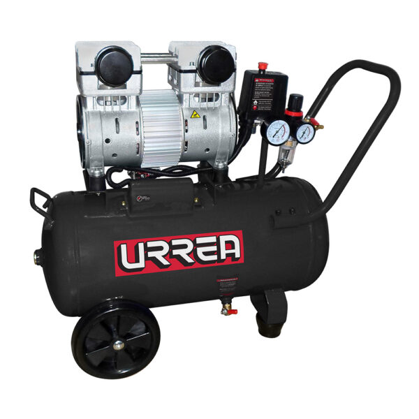 Compresor de aire eléctrico libre de aceite 24 Lt, 1.5 HP, 127 V Urrea Compresor de aire eléctrico libre de aceite 24 Lt, 1.5 HP, 127 V Urrea - Ferrechingón