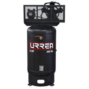 Compresor de aire eléctrico de banda  vertical 300 Lt, 3 HP, 127 V - 220 V Urrea - Ferrechingón
