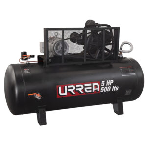 Compresor de aire eléctrico de banda 500 Lt, 5 HP, 220 V - 440 V Urrea - Ferrechingón