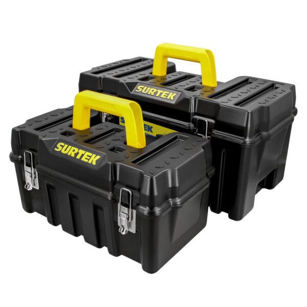 Juego de cajas portaherramientas plásticas, 2 piezas Surtek - Ferrechingón