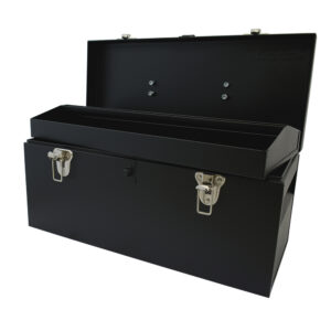 Caja portaherramientas metálica color negro 20" x 8" x 9" Urrea - Ferrechingón
