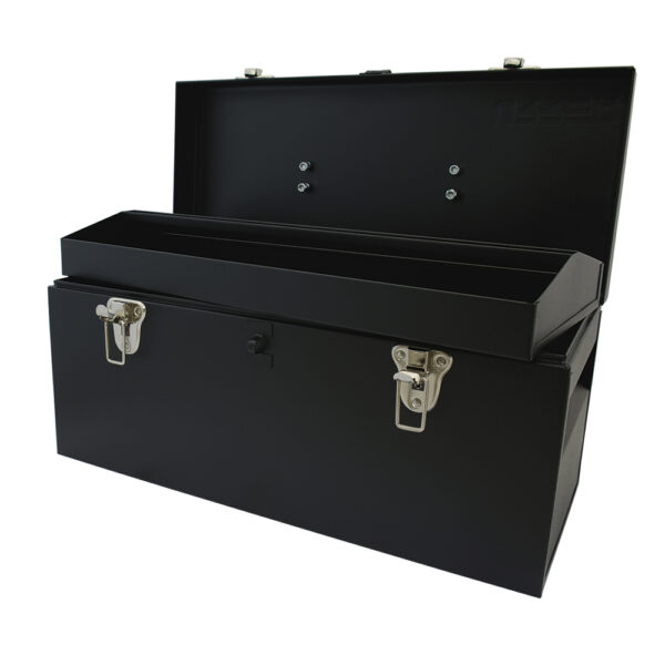 Caja portaherramientas metálica color negro 20" x 8" x 9" Urrea - Ferrechingón