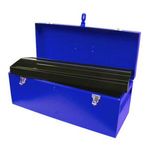 Caja portaherramientas metálica color azul 24" x 9" x 9" Urrea - Ferrechingón