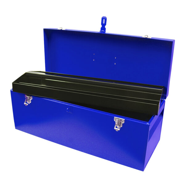 Caja portaherramientas metálica color azul 24" x 9" x 9" Urrea - Ferrechingón