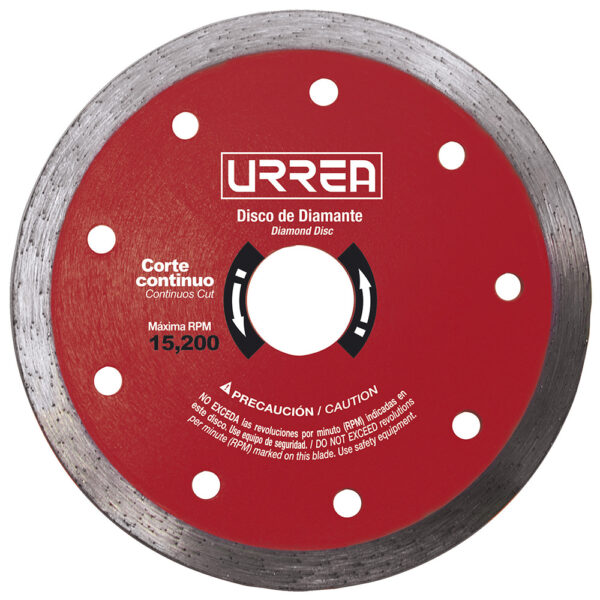 Disco de diamante continuo, 4-1/2" Urrea - Ferrechingón