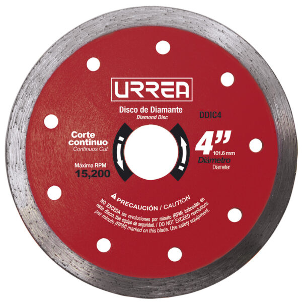 Disco de diamante continuo, 7" Urrea - Ferrechingón