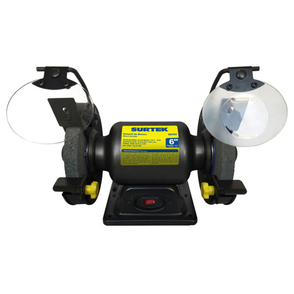 Esmeril de banco 6" 250 W 120 V, 3450 RPM Surtek - Ferrechingón