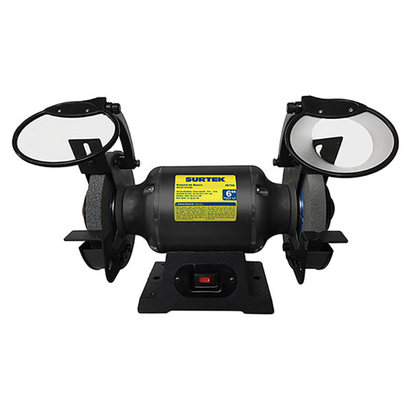 Esmeril de banco 6" 550 W 120 V, 3450 RPM Surtek - Ferrechingón