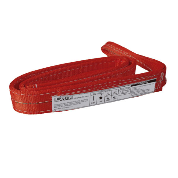 Eslinga de poliéster plana tipo ojo-ojo reforzada 4" x 9 m, 2 capas Urrea - Ferrechingón