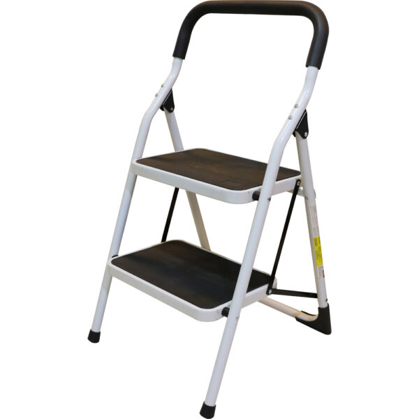Escalera plegables tipo taburete de acero con 2 peldaños Surtek Escalera plegables tipo taburete de acero con 2 peldaños Surtek - Ferrechingón