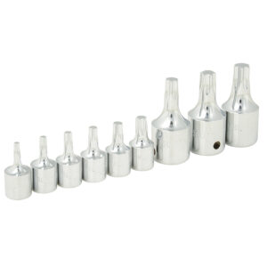 Juego de dados con punta torx cuadro de 1/4" y 3/8", 9 piezas Surtek - Ferrechingón