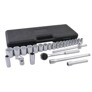 Juego de dados y accesorios cuadro de 1/2" combinado, 25 piezas Surtek - Ferrechingón