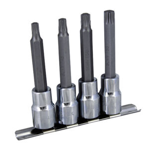 Juego de dados con punta larga torx cuadro de 1/2", 4 piezas Surtek Juego de dados con punta larga torx cuadro de 1/2", 4 piezas Surtek - Ferrechingón