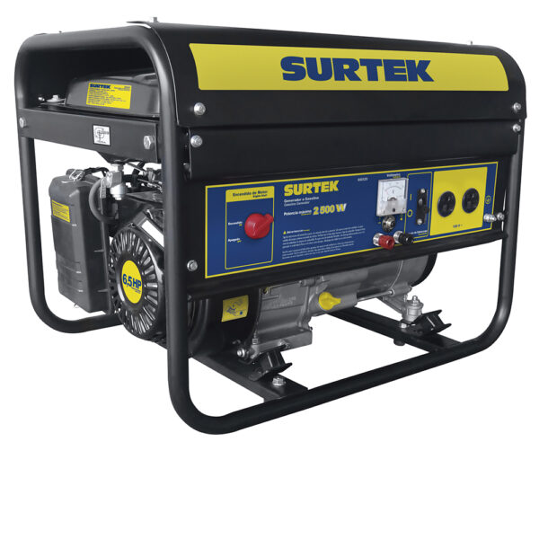 Generador a gasolina 2500 W, 196 cc, voltaje de salida 120 V Surtek - Ferrechingón