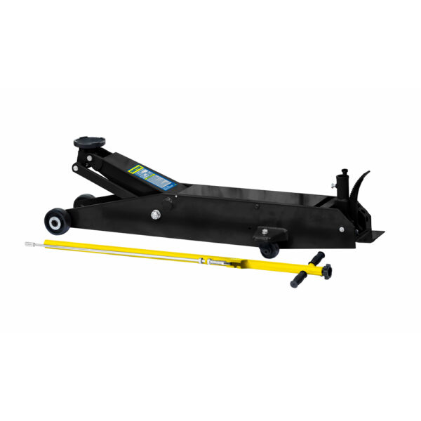 Gato hidráulico de patín con mango de grip plástico antiderrapante, 5 ton Surtek - Ferrechingón