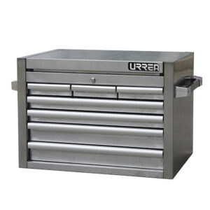 Gabinete acero inoxidable superior 7 gavetas 27" serie H Urrea - Ferrechingón
