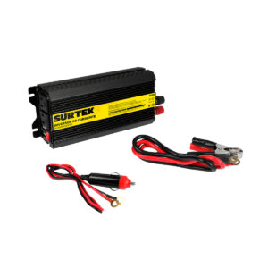 Inversor de corriente 12 V DC - 120 V AC, 600 W Surtek - Ferrechingón