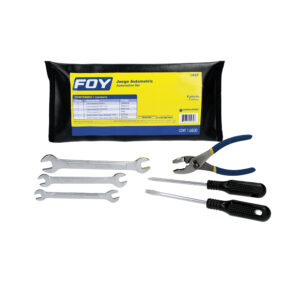 Juego combinado de herramienta automotriz con estuche plástico, 6 piezas Foy - Ferrechingón