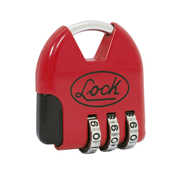 Candado de combinación programable para maleta, rojo, 36 mm Lock - Ferrechingón