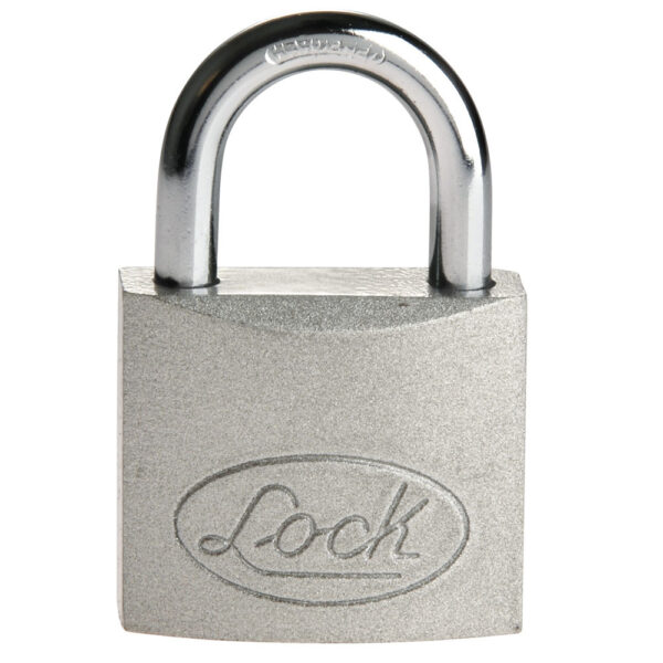 Candado de acero largo 38 mm, llave estándar, en caja Lock - Ferrechingón