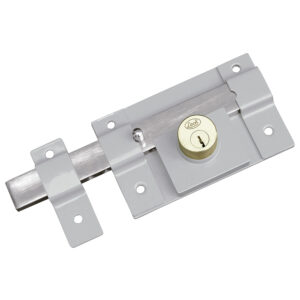 Cerradura para cortina barra libre función doble, llave estándar, en caja Lock - Ferrechingón