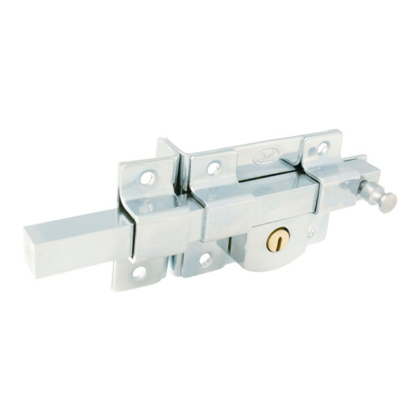 Cerradura de barra libre función izquierda, cromo brillante, llave estándar, blíster Lock - Ferrechingón