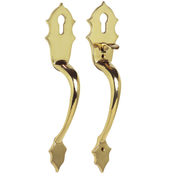 Juego de jaladeras gatillo Classic, latón brillante Lock - Ferrechingón