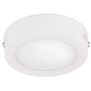 Luminario de LED de sobreponer redondo 6 W, luz fría Surtek - Ferrechingón