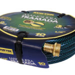 Manguera para jardín tramada con conector metálico 1/2", 25 m Surtek - Ferrechingón