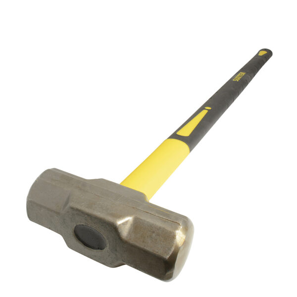 Marro octagonal cabeza forjada con mango largo de fibra de vidrio de 36", 16 lb Surtek - Ferrechingón
