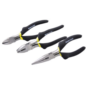 Juego pinzas para electricista, 3 piezas Surtek - Ferrechingón