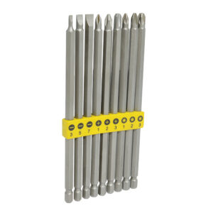 Juego combinado de puntas extra largas hexágono de 1/4", 9 piezas Surtek - Ferrechingón