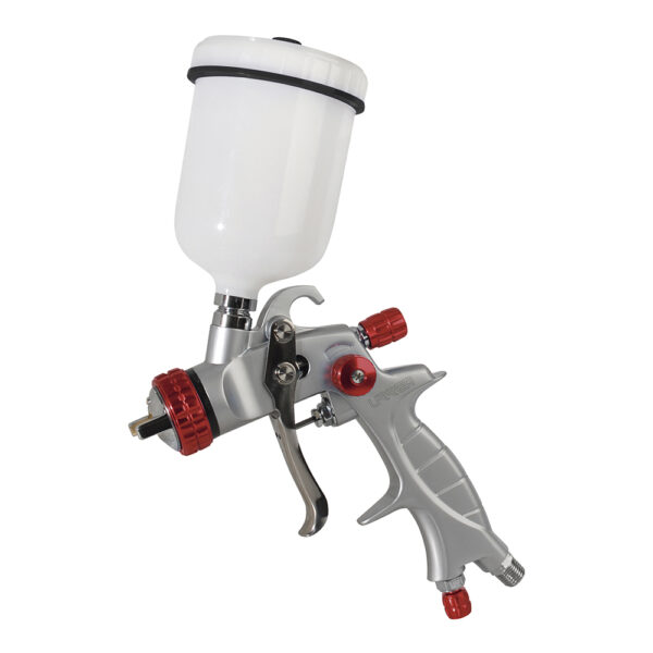 Pistola para pintar de gravedad, capacidad 100 ml, 22 PSI Urrea - Ferrechingón