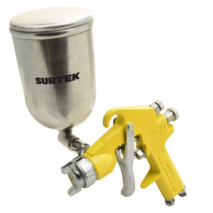 Pistola para pintar terminados, capacidad 400 ml, 72 PSI Surtek - Ferrechingón