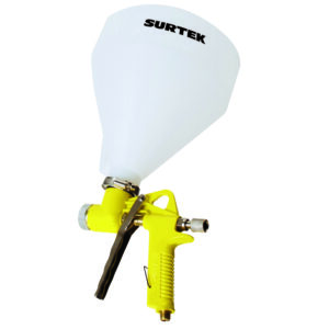 Pistola para texturizados con alimentación por gravedad, capacidad 5000 ml, 72 PSI Surtek - Ferrechingón