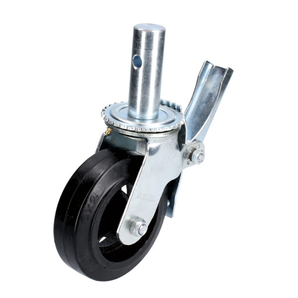 Rodaja de hule para andamio con freno 6" Surtek Rodaja de hule para andamio con freno 6" Surtek - Ferrechingón