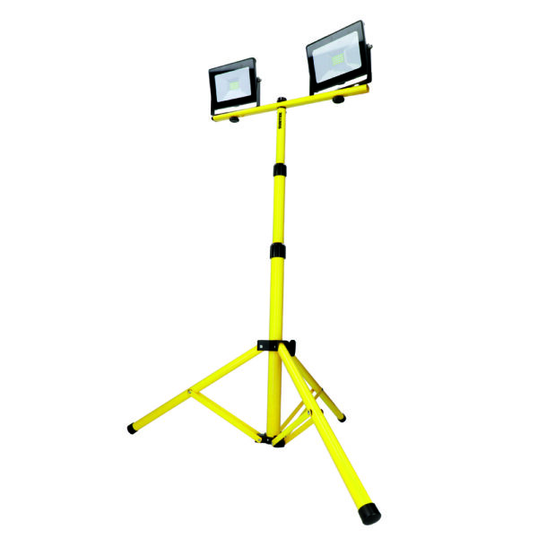Reflector de LED delgado con doble soporte telescópico 2 x 20 W de 2 x 1,900 lm Surtek - Ferrechingón