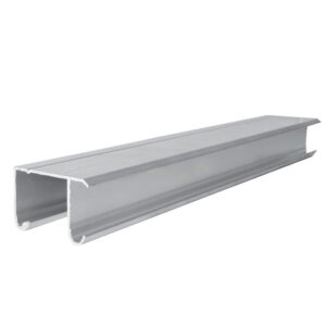 Riel tipo JJ para clóset 2 m, de aluminio Lock - Ferrechingón
