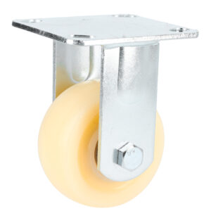 Rodaja de polipropileno blanca fija 4" Surtek - Ferrechingón