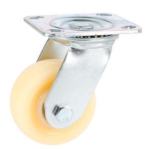 Rodaja de polipropileno blanca giratoria 4" Surtek - Ferrechingón