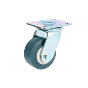 Rodaja de TPR gris giratoria 8" Surtek - Ferrechingón