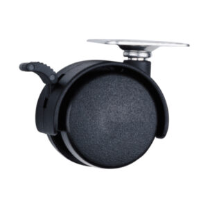 Rodaja tipo yoyo con placa con freno 40 mm Surtek - Ferrechingón