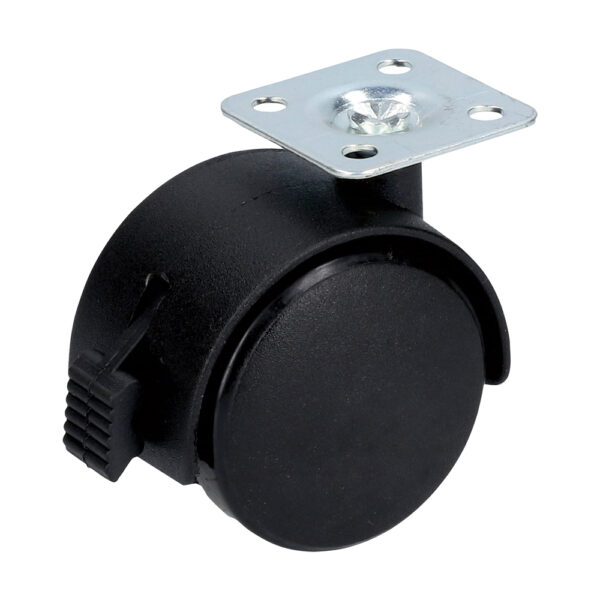 Rodaja tipo yoyo con placa con freno 50 mm Surtek - Ferrechingón