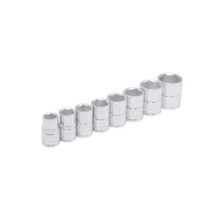 Juego de dados cuadro de 3/8", 6 puntas, métricos, 8 piezas Urrea - Ferrechingón